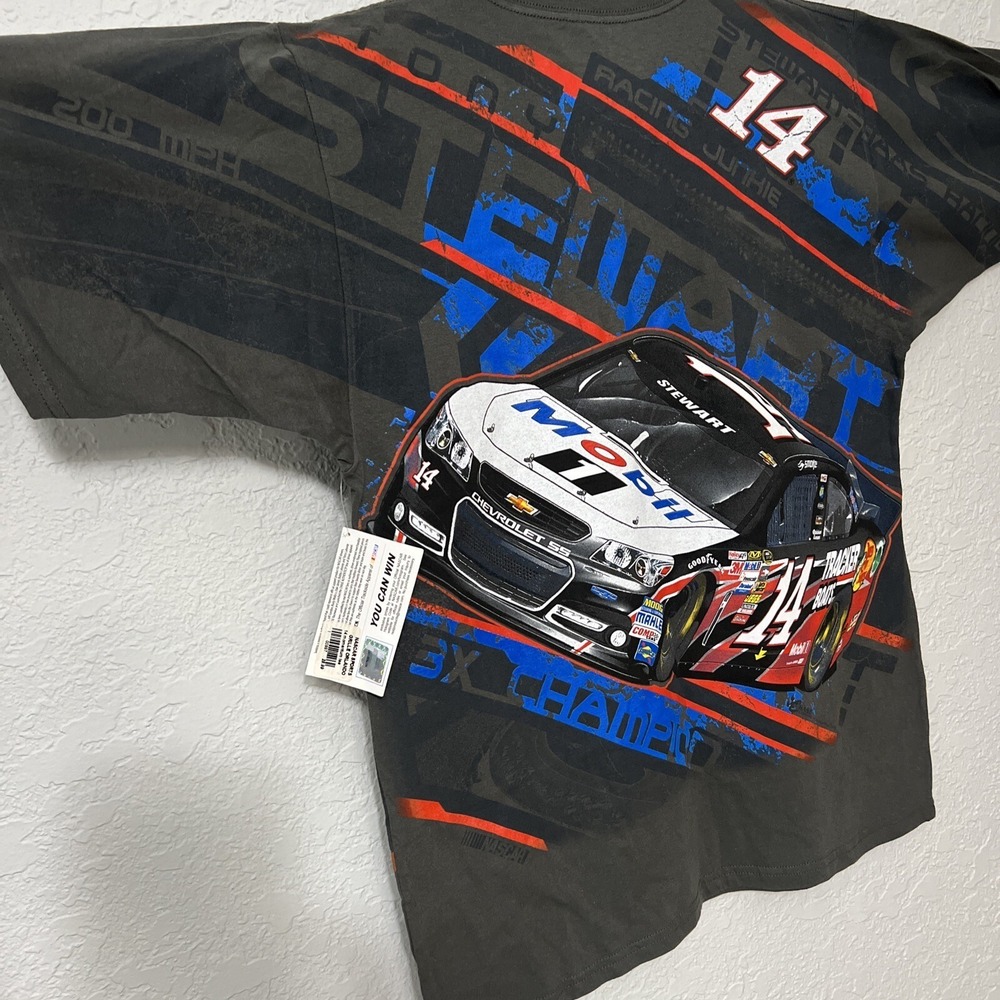 Tony Stewart #14 Chase Authentics T Shirt Size L New With Tags - Picture 9 of 11